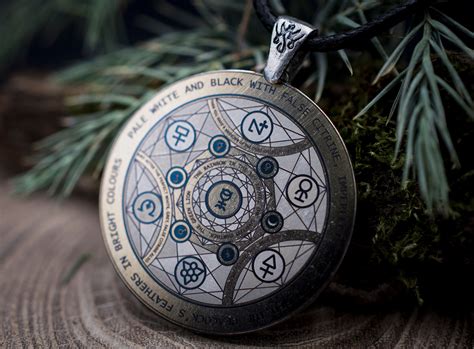 Protective talismans with pagan symbolism